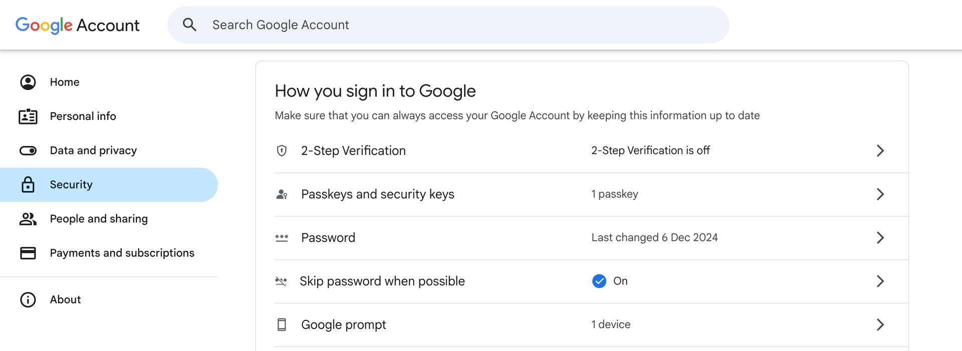 2-Step Verification Setup